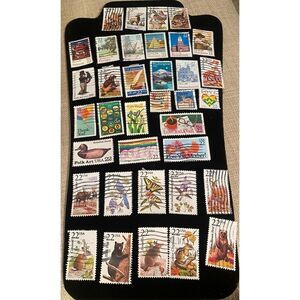 U.S. Postage Stamps Set of 36 Cancelled 22 Cents Stamps